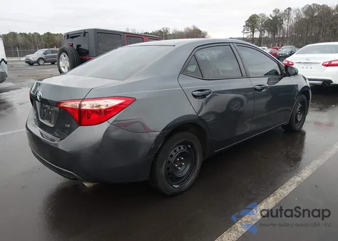 2017 Toyota Corolla Le z USA, uszkodzony, nr VIN 2T1BURHE4HC848773